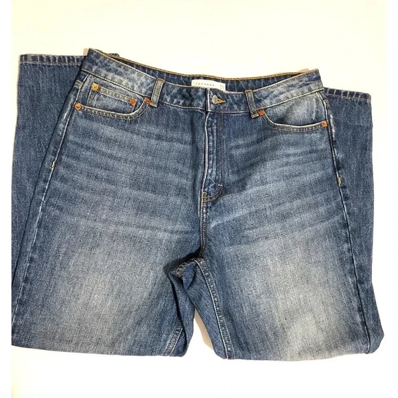 Topshop Mom jeans in authentic blue-Blues 34X30 - Picture 7 of 8